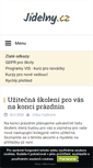 Mobile Screenshot of jidelny.cz