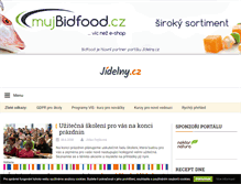 Tablet Screenshot of jidelny.cz